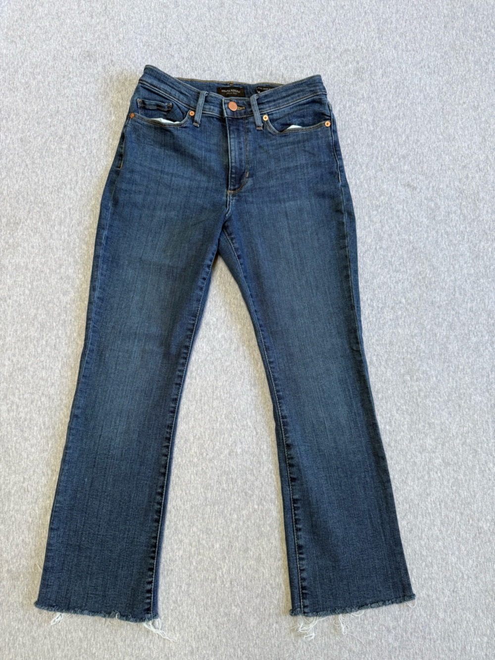 Banana Republic Women's Dark Indigo Crop Flare Jeans